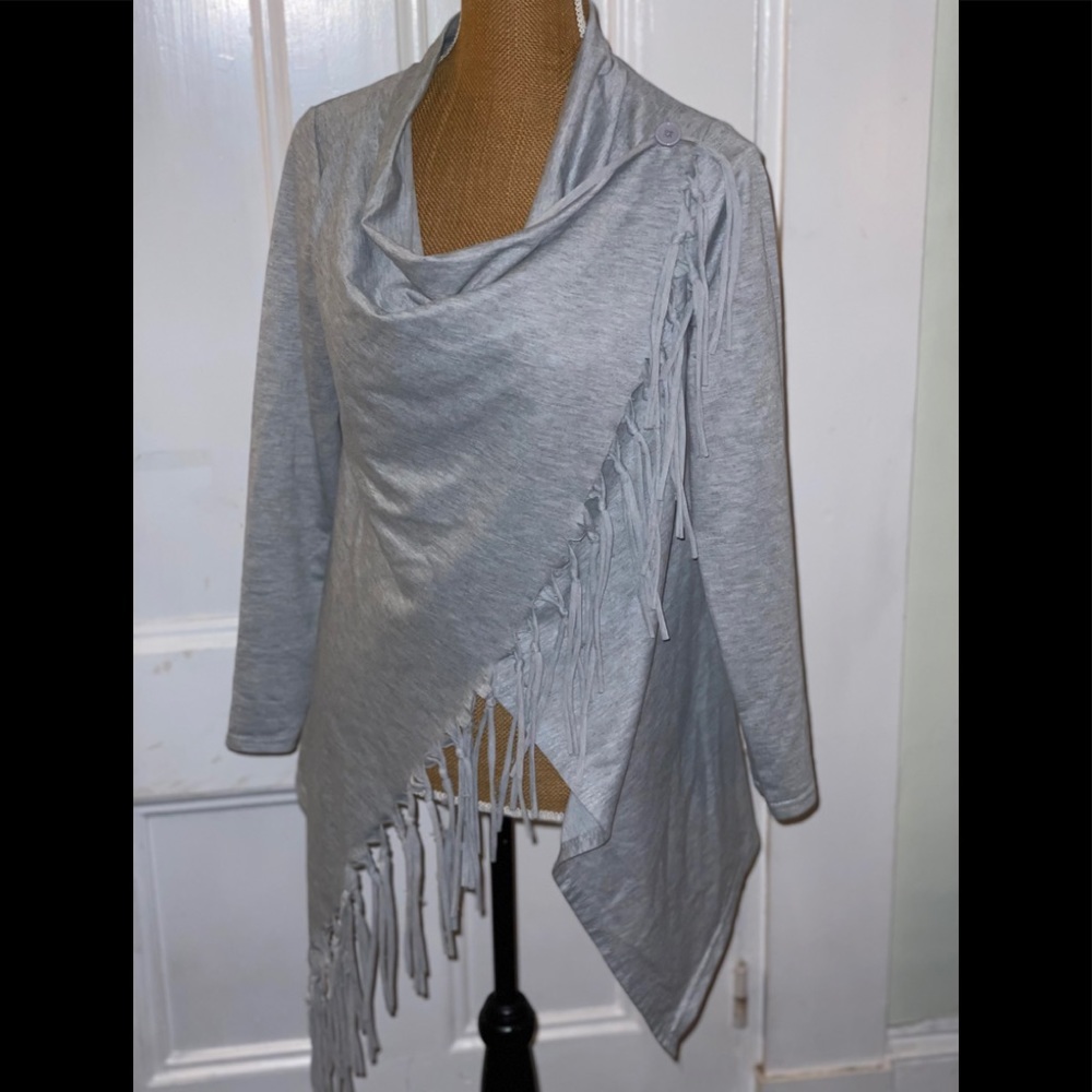 Women's Fringe Wrap Top (M/L)